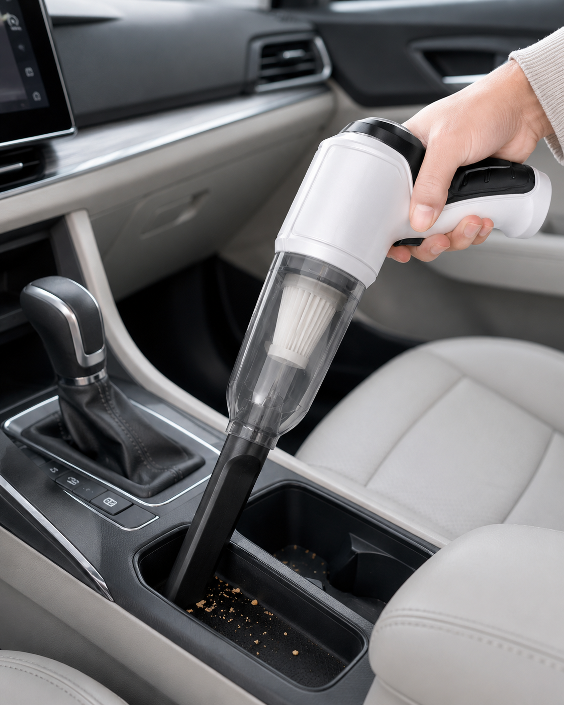 Mini Aspirateur Portable Rechargeable – Voiture, Maison et Bureau