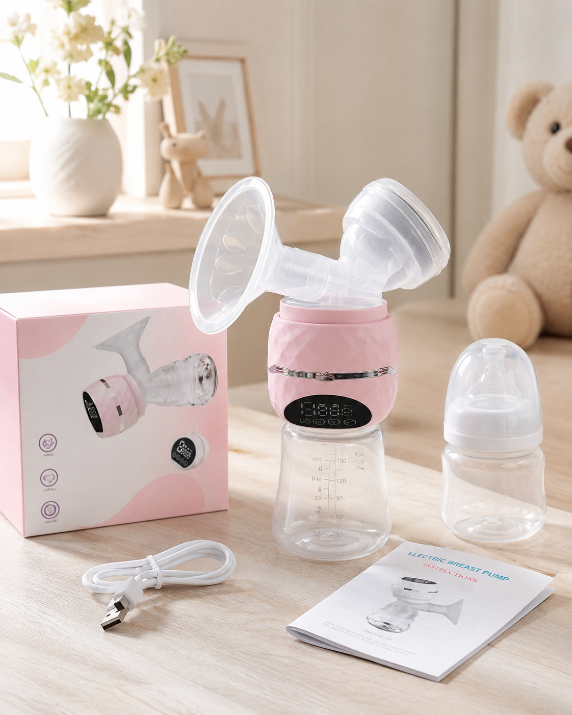 Tire-Lait Électrique Portable Rechargeable