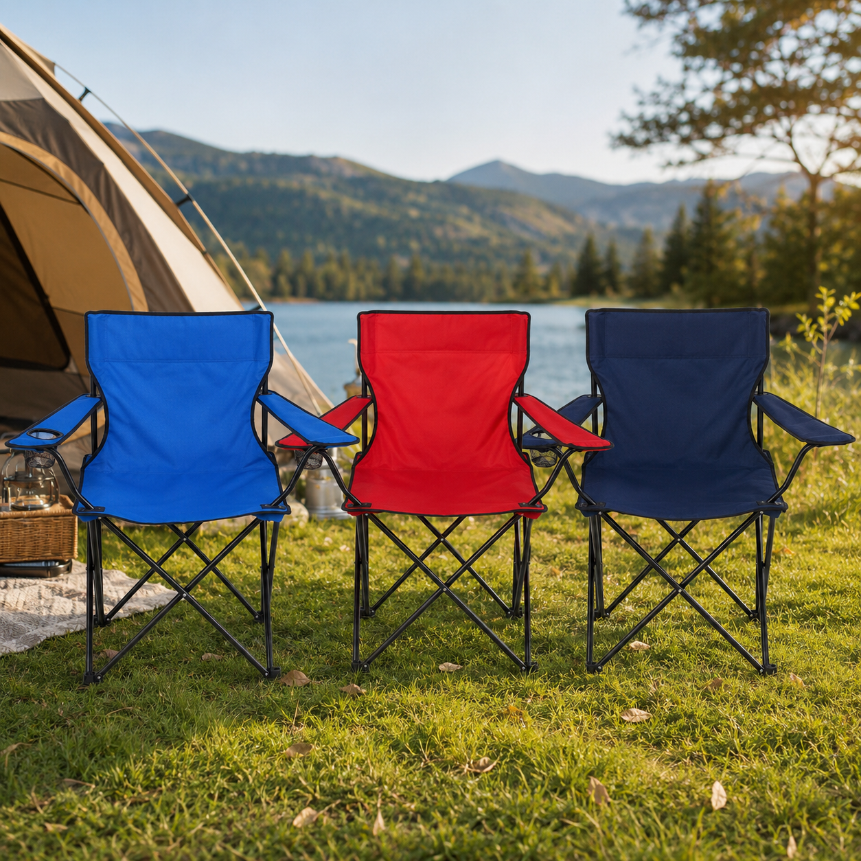 Chaise pliante de camping - plage