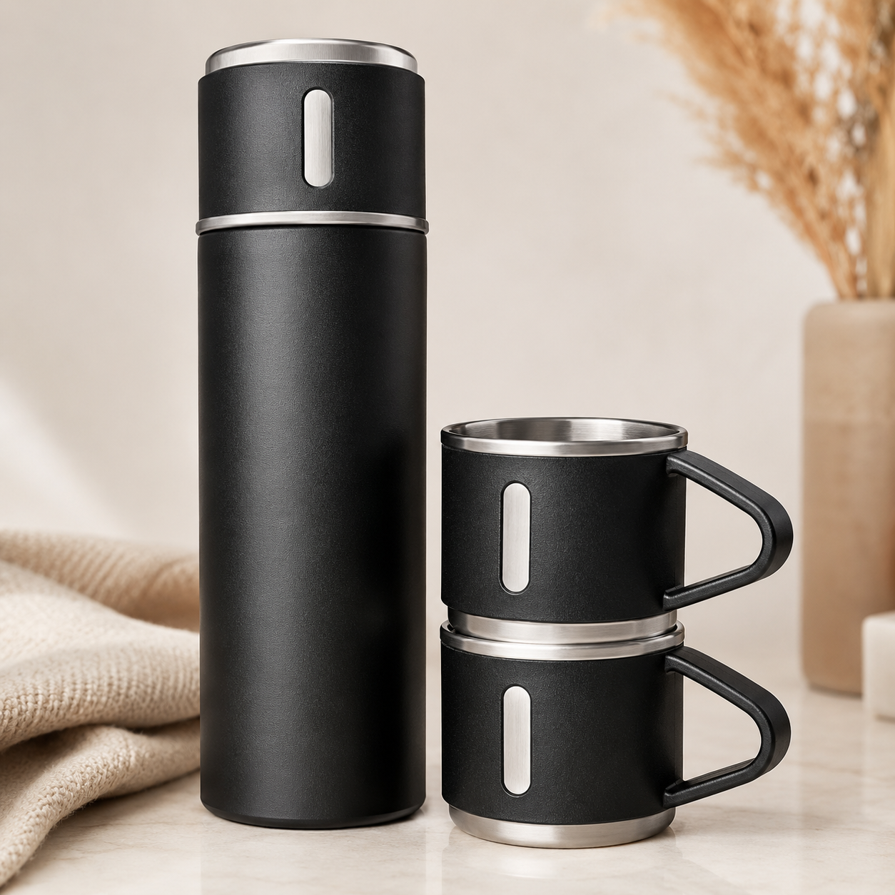 Thermos isotherme avec 2 tasses